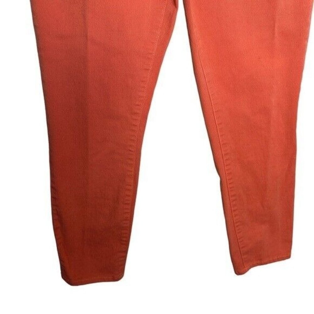 Tory Burch Cropped Skinny Jeans Burn Orange Women’s Size 28 - Picture 6 of 12